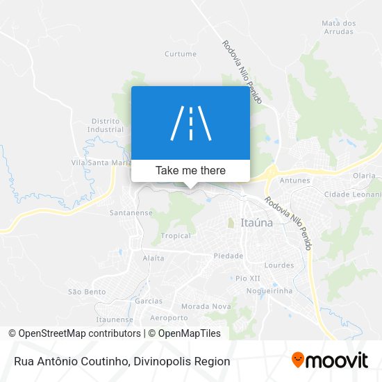 Rua Antônio Coutinho map