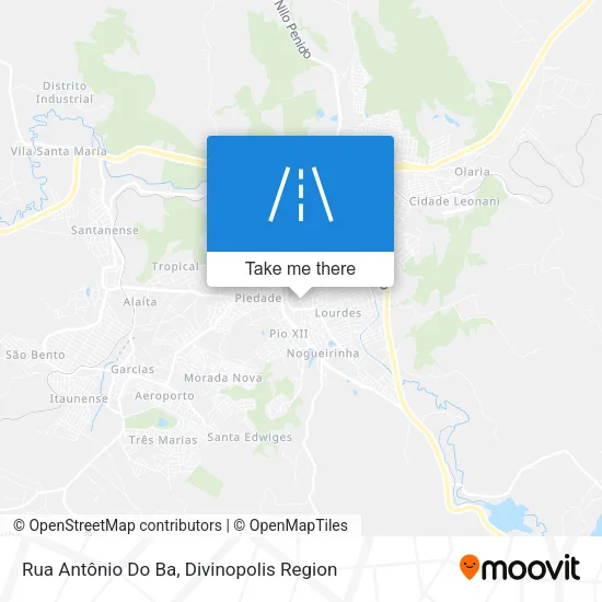 Rua Antônio Do Ba map
