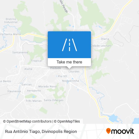 Rua Antônio Tiago map