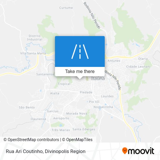 Rua Ari Coutinho map