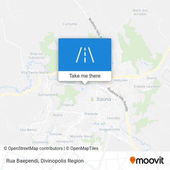 Rua Baependi map