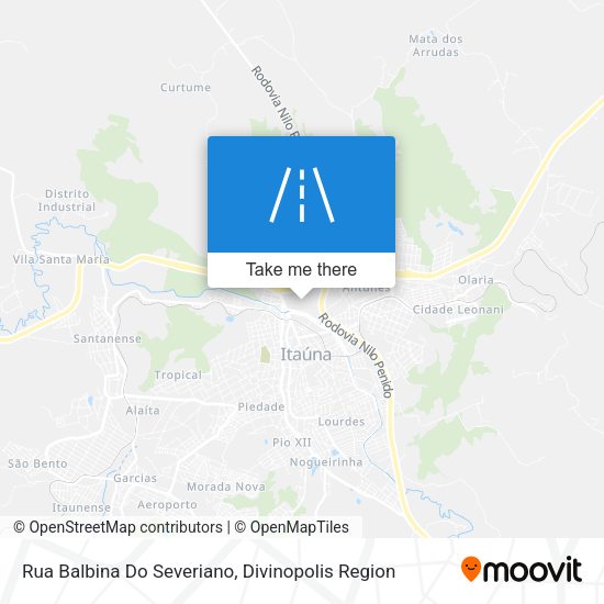 Rua Balbina Do Severiano map