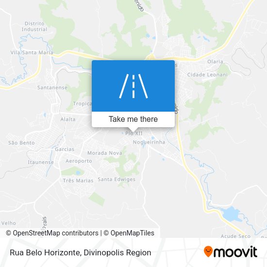 Rua Belo Horizonte map