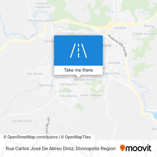 Rua Carlos José De Abreu Diniz map