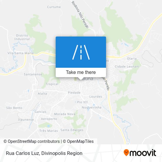 Rua Carlos Luz map