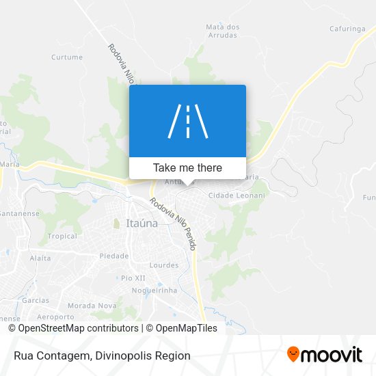 Rua Contagem map