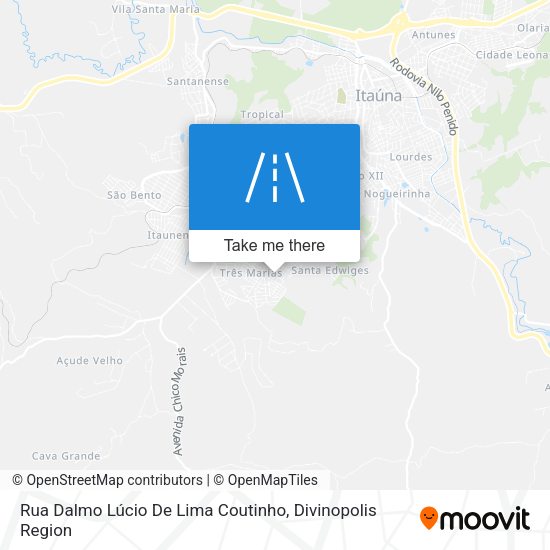 Rua Dalmo Lúcio De Lima Coutinho map