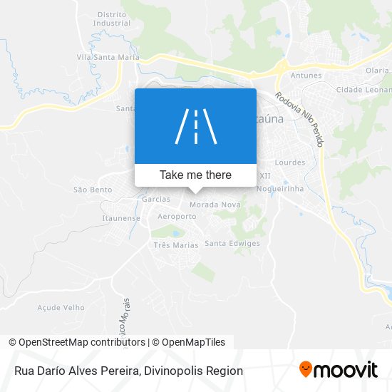Mapa Rua Darío Alves Pereira