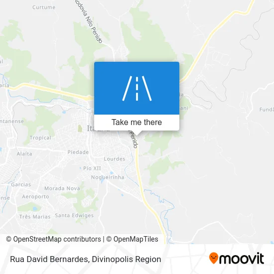 Rua David Bernardes map