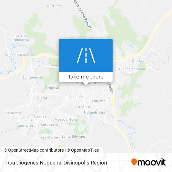 Mapa Rua Diógenes Nogueira