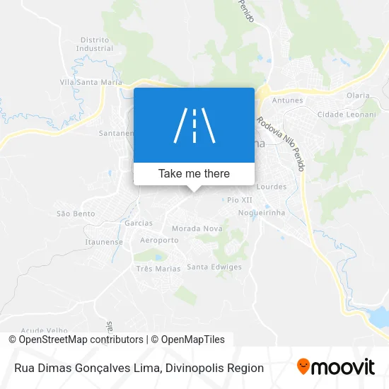 Rua Dimas Gonçalves Lima map