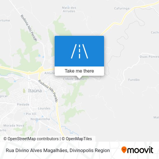 Rua Divino Alves Magalhães map