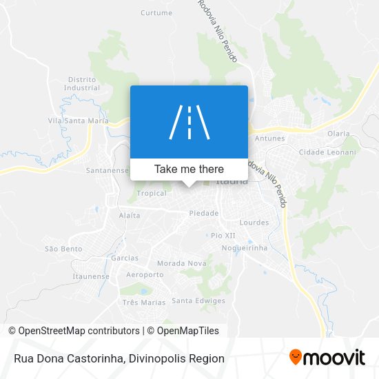 Rua Dona Castorinha map