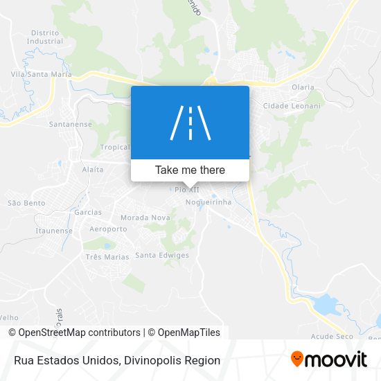 Rua Estados Unidos map