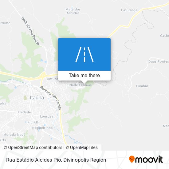 Rua Estádio Alcides Pio map