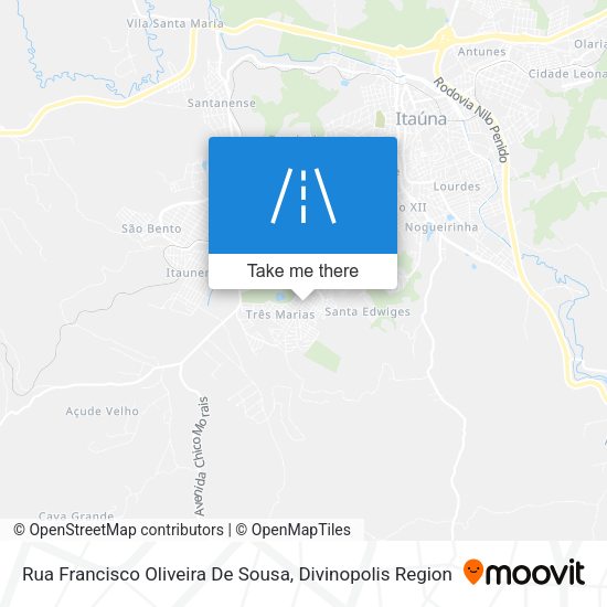 Rua Francisco Oliveira De Sousa map