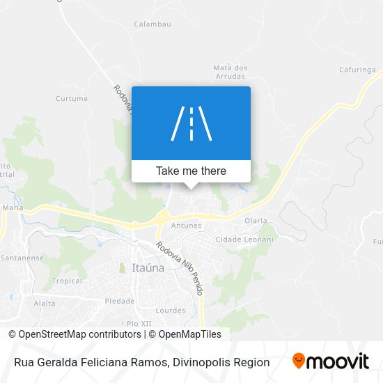 Rua Geralda Feliciana Ramos map