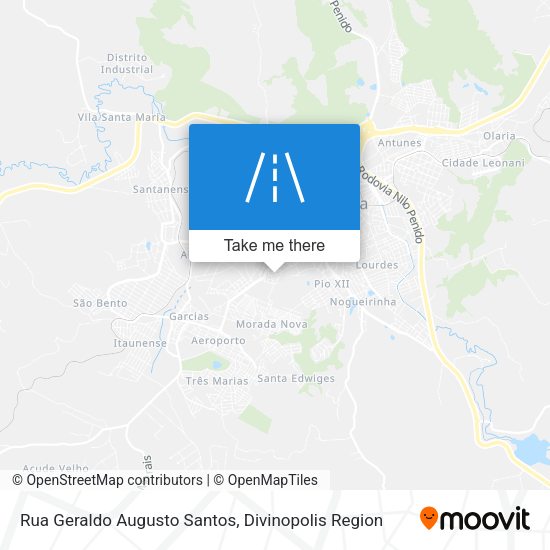 Rua Geraldo Augusto Santos map