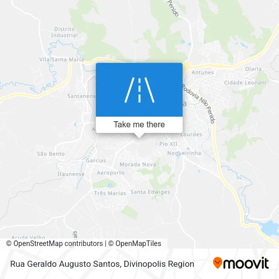 Rua Geraldo Augusto Santos map