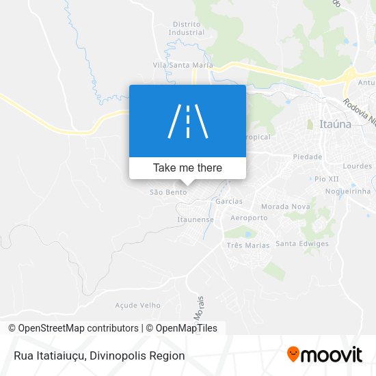 Rua Itatiaiuçu map