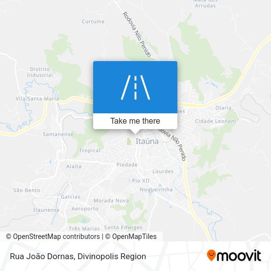 Rua João Dornas map