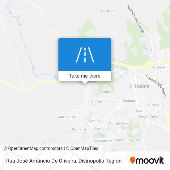 Rua José Amâncio De Oliveira map