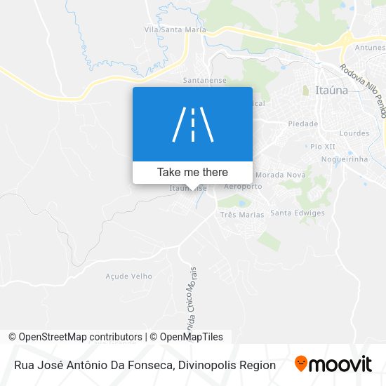 Rua José Antônio Da Fonseca map