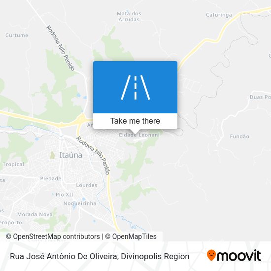 Rua José Antônio De Oliveira map