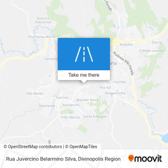 Rua Juvercino Belarmino Silva map