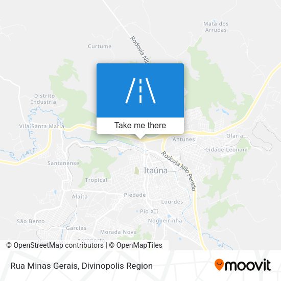 Rua Minas Gerais map