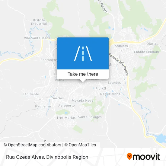 Rua Ozeas Alves map