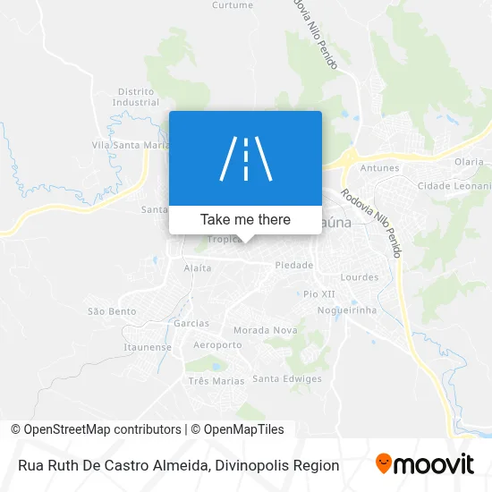 Rua Ruth De Castro Almeida map