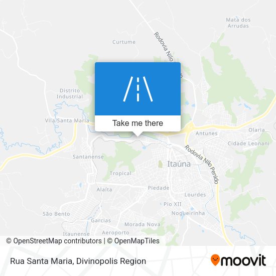 Rua Santa Maria map