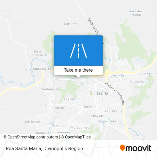 Rua Santa Maria map