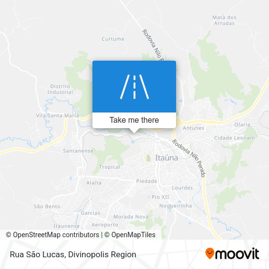 Rua São Lucas map