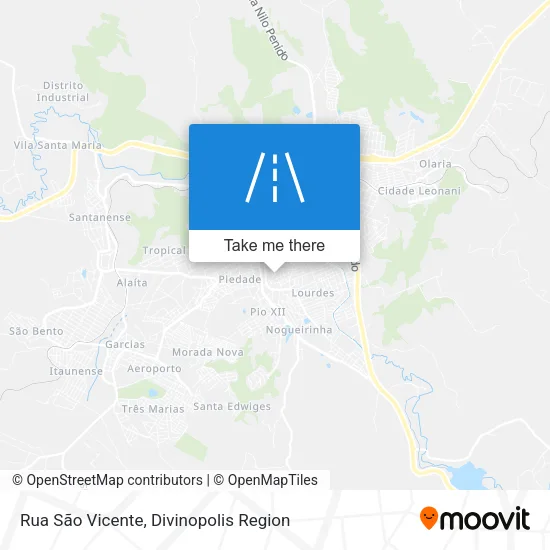 Rua São Vicente map