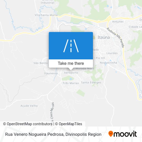 Rua Venero Nogueira Pedrosa map