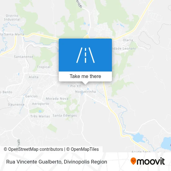 Rua Vincente Gualberto map