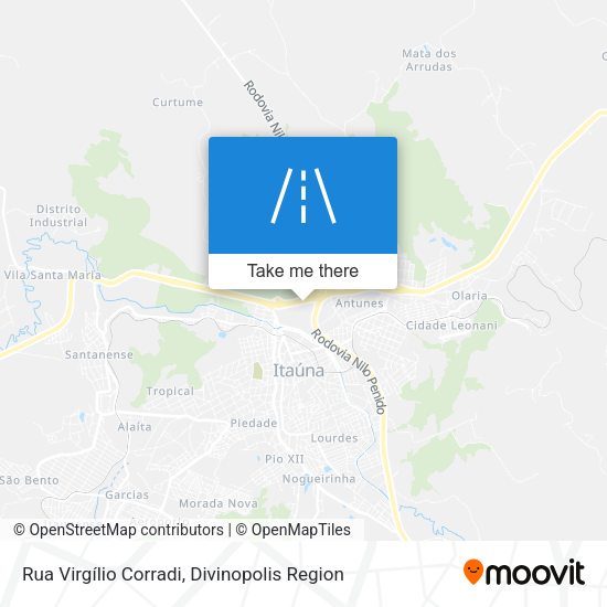 Rua Virgílio Corradi map