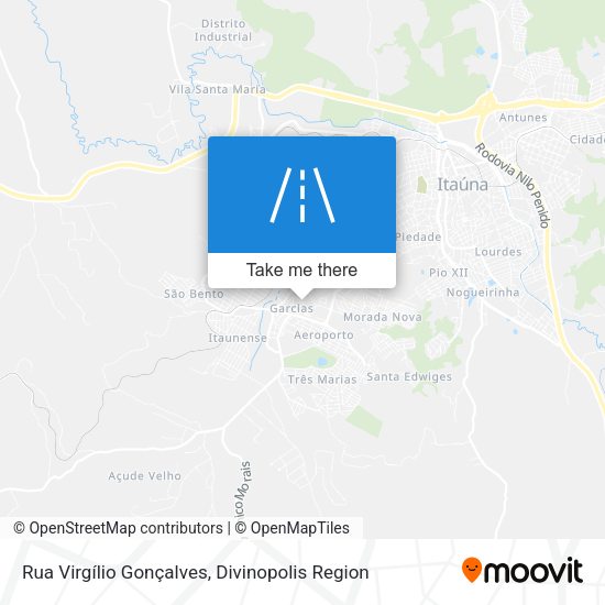 Rua Virgílio Gonçalves map