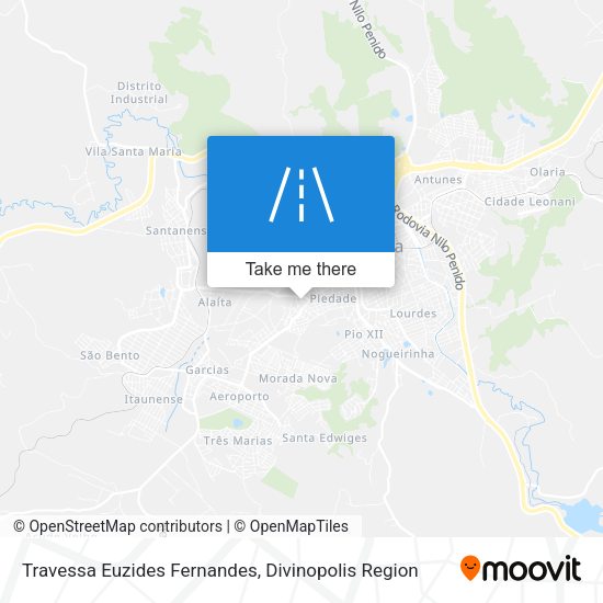 Travessa Euzides Fernandes map