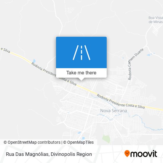 Rua Das Magnólias map