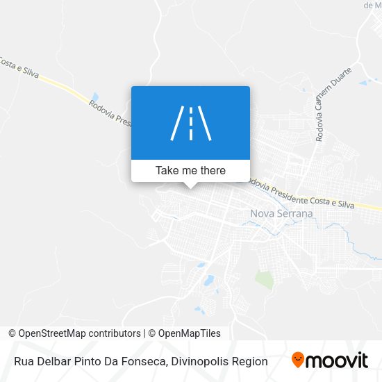 Rua Delbar Pinto Da Fonseca map