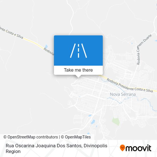 Rua Oscarina Joaquina Dos Santos map