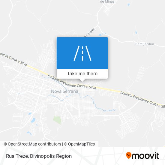 Rua Treze map