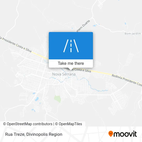 Rua Treze map