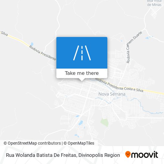 Mapa Rua Wolanda Batista De Freitas