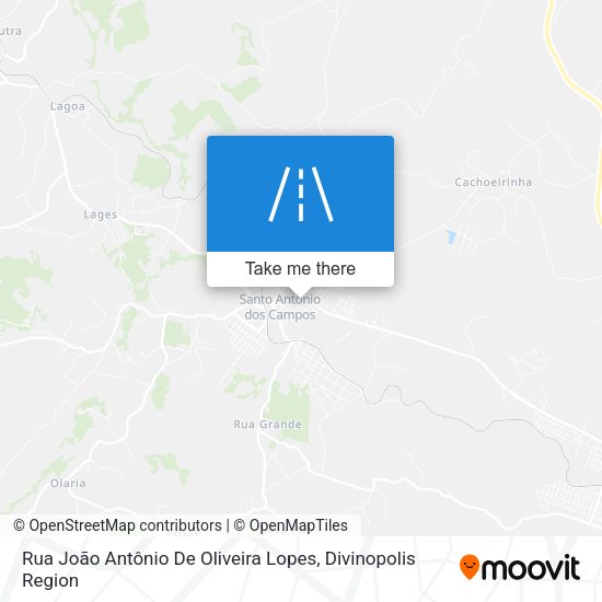 Rua João Antônio De Oliveira Lopes map