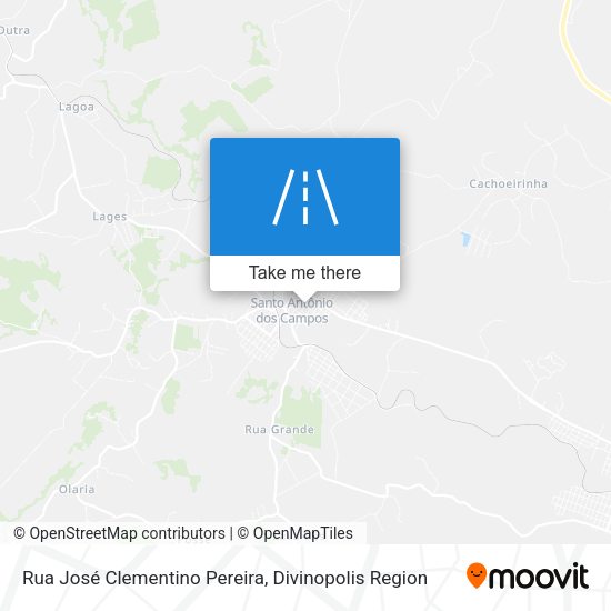 Rua José Clementino Pereira map