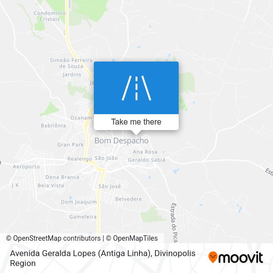 Avenida Geralda Lopes (Antiga Linha) map